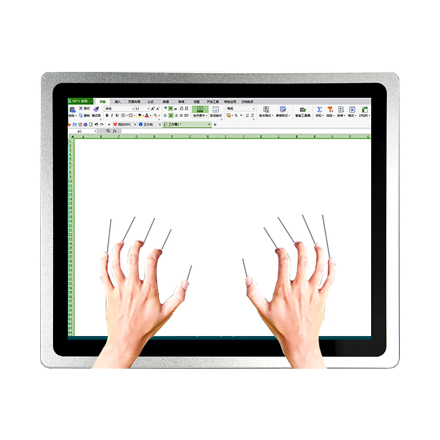 17 19 21 Inch Embedded Industrial All-in-one PC Panel mini Computer with Capacitive Touch Screen Built-in WiFi for Win10 Pro - Image 2