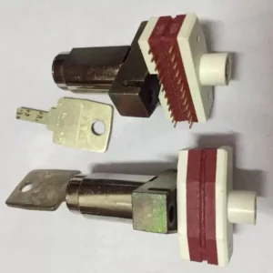 New Switzerland ELMA electronic lock switch BV14408 with 1 key 2 gears 24 gold feet