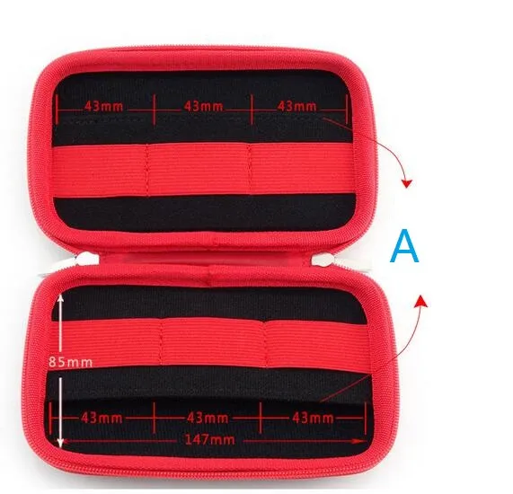 GUANHE 2.5 inch Electronics Cable Organizer Bag USB Flash Drive Memory Card HDD Case Travel CASE Drive Protector Bags & Cases - Image 3