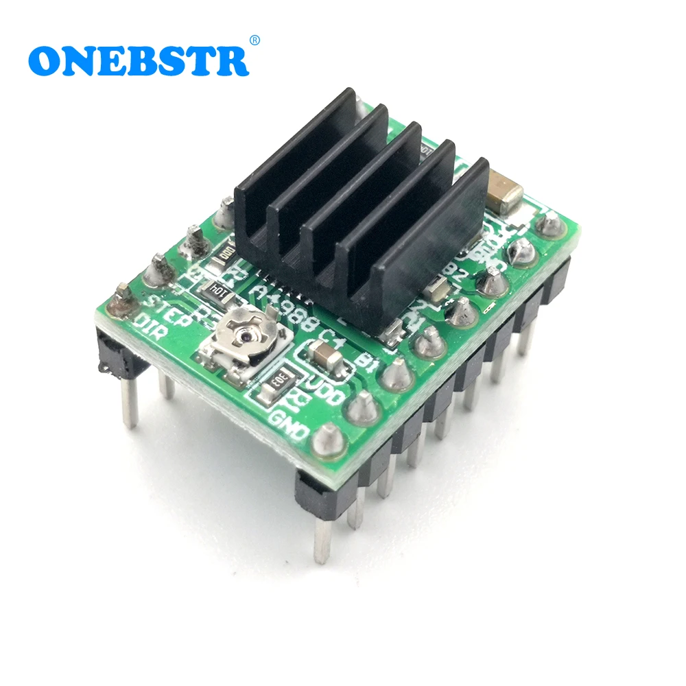 3D Printer Parts Electronic Chip Cooling Radiator 8.8X8.8X5mm Aluminum Routing Heatsink For Reprap A4988 Driver - Image 3