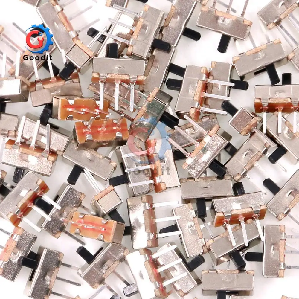 20Pcs SS12D00G3 Slide Switch 2 Position SPDT 1P2T 3Pin PCB Panel Mini Vertical Toggle Switches For DIY Electronic Accessories - Image 5