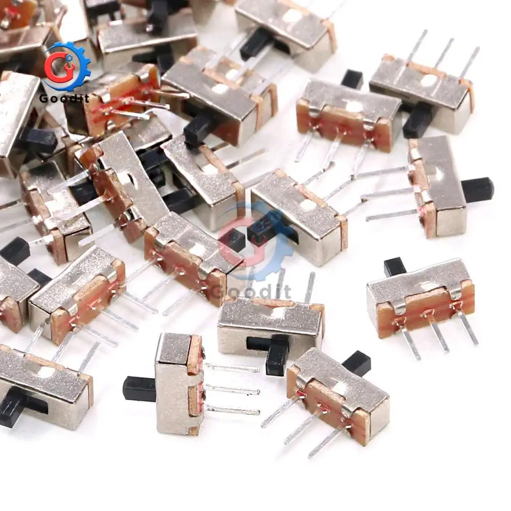20Pcs SS12D00G3 Slide Switch 2 Position SPDT 1P2T 3Pin PCB Panel Mini Vertical Toggle Switches For DIY Electronic Accessories - Image 4