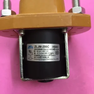 Zhejiang East Asia Electronics ZLJM-200C / 48A1 magnetic holding DC contactor 48VDC 200A