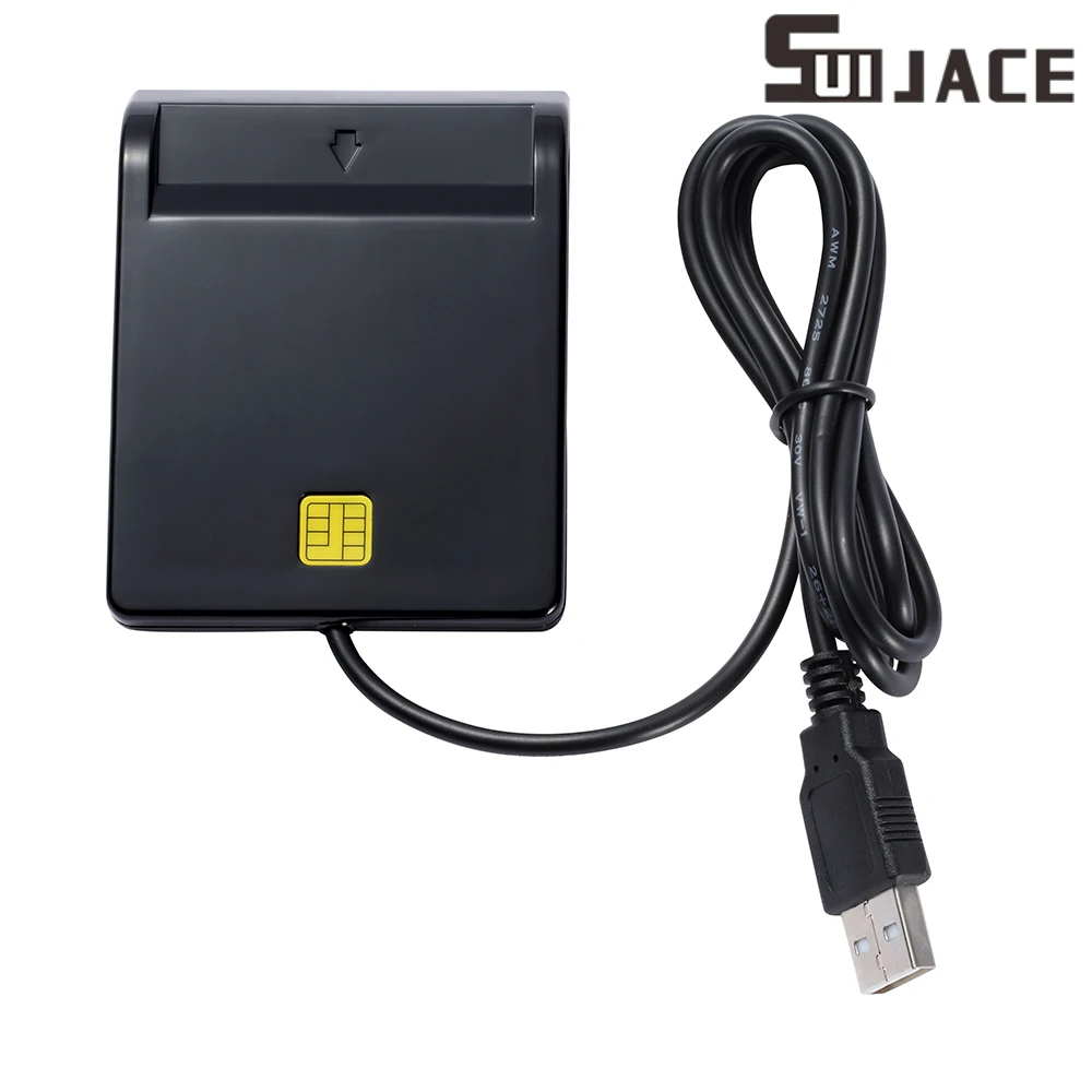 USB Smart Card Reader For Id Card Citizen Card Bank Card PC/SC ISO7816 EMV CAC IC Chip Card Electronic Signature Dni Reader - Image 2
