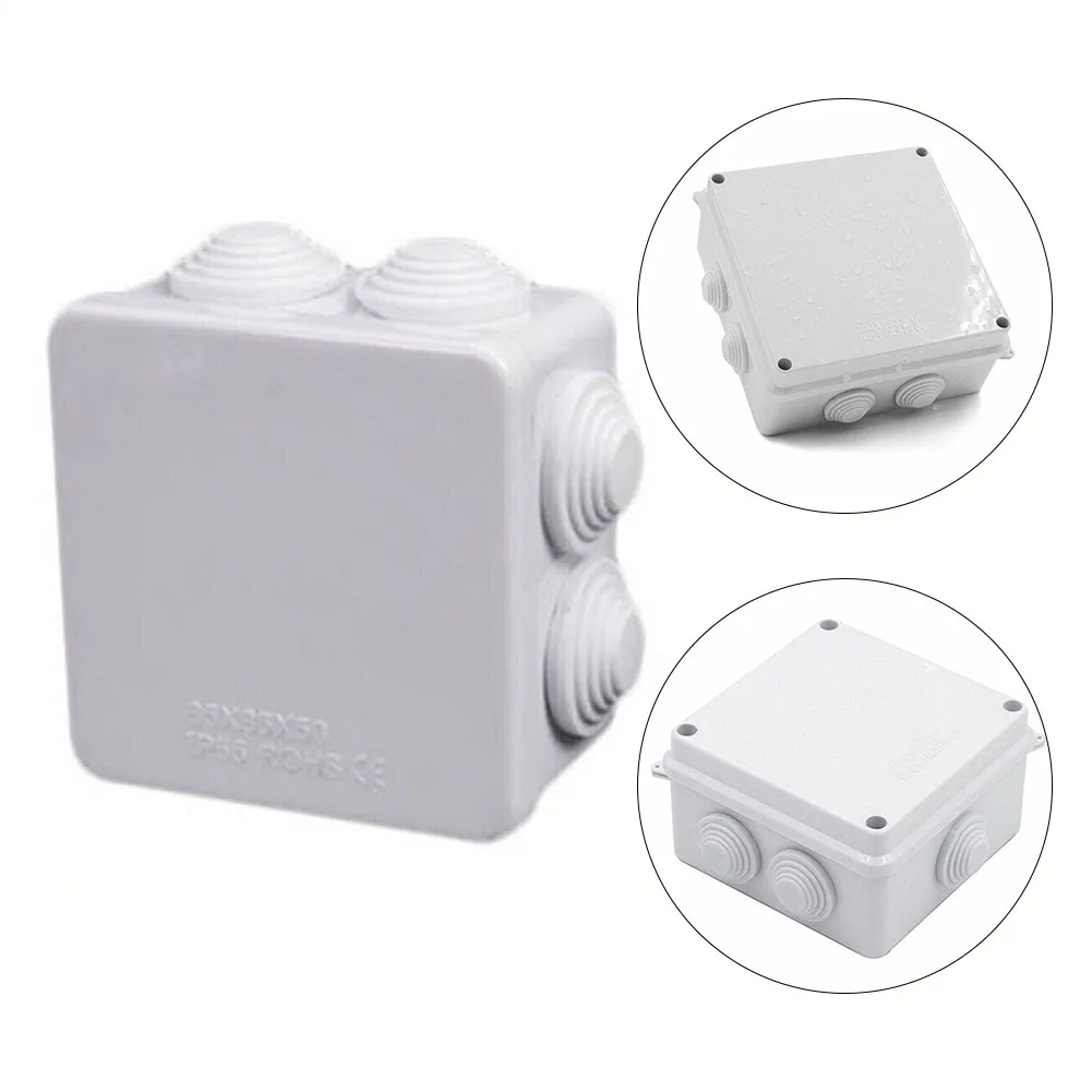 Waterproof Case Ceiling Rose Junction Box Cable Junction Box For Outdoor Home Improvement Anti-corrosion Anti-static White - Image 6