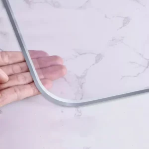 Durable PVC Tablecloth, Heat-Resistant & Waterproof Transparent Table Protector | Scratch-Proof Clear Plastic Cover for Dining