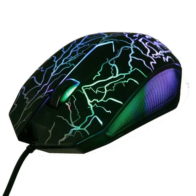 3200DPI USB Wired Mouses Colorful LED Professional Ergonomic Mouse Gaming Ultra-precise Mouse For Gamer PC Desktop Macbook Pro - Image 3