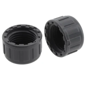 For Pipe Ends For Hose Connections PVC Threaded Cap For Home Improvement Grey Leak-Proof Design Neat Finish Secure Fit