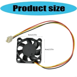 20CB 4010 40x40x10 3Pin 3 Wire 12V Brushless Cooling Fan for Small Electronic Device