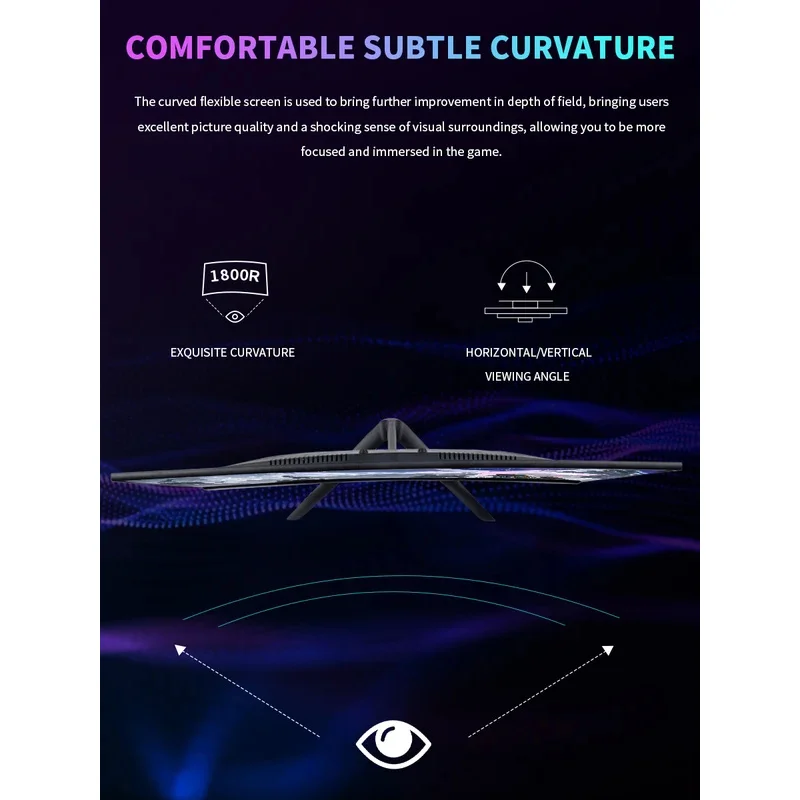 SENMAO 27 Inch Pc Gamer Monitor 75Hz MVA Lcd Display HD Desktop Gaming Computer Screen HDMI 1920*1080 - Image 5