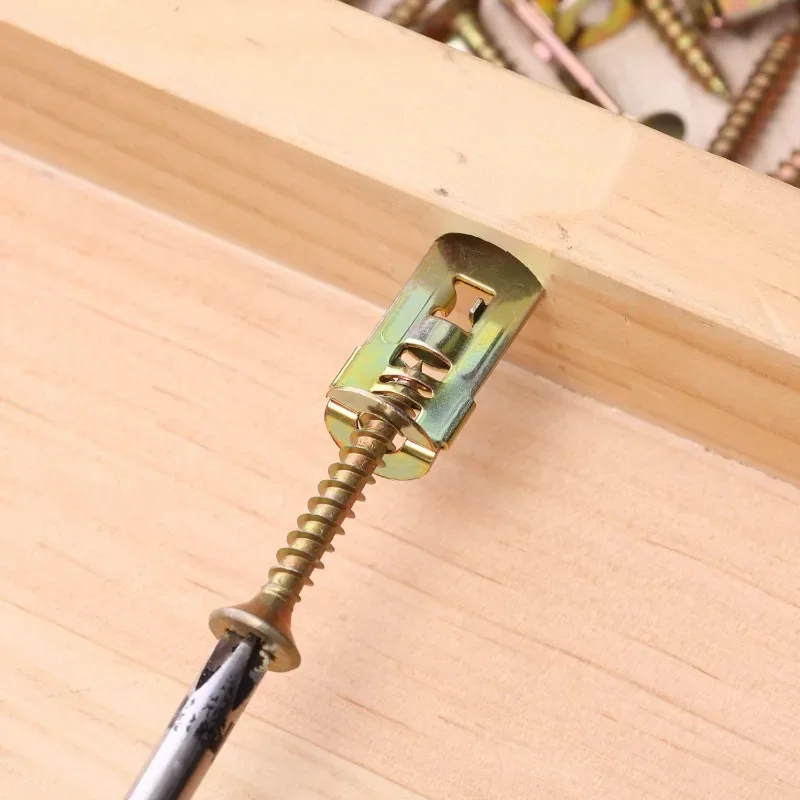 100/10sets Self Drilling Drywall Anchors Expansion Screws Cavity Plugs for Gypsum Board Home DIY Fixing Hanging Picture Frames - Image 4
