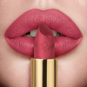 Matte velvet mist lipstick, waterproof and sweat-proof with easy color application, portable lip gloss perfect makeup look