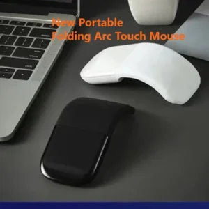 New Portable Folding Arc Touch Mice Wireless Foldable Touch Bluetooth Mouse Optical Silent Ergonomic Mause For Macbook PC Laptop