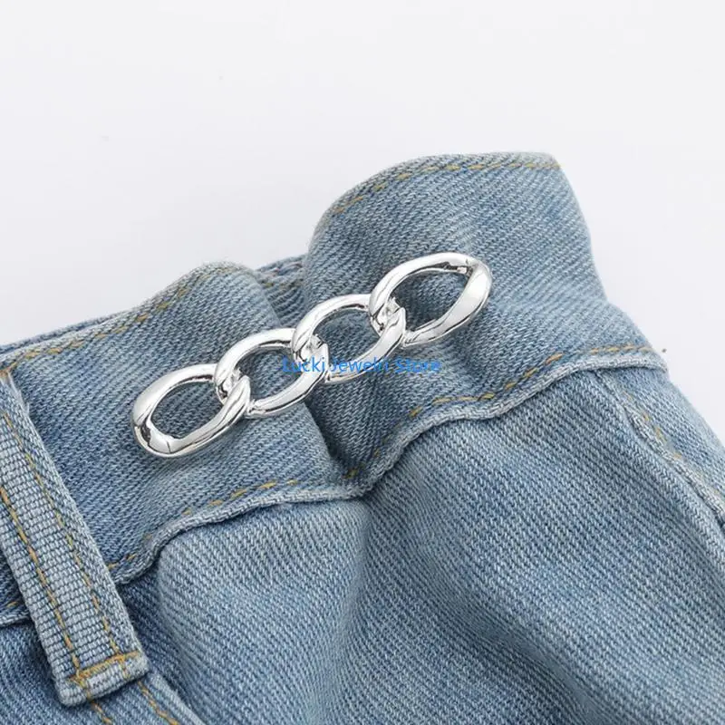 193E Pins Alloy Brooch Detachable Waist Fastener Clips Buttons Pins DIY Waist Tightener Clothing Buckles Sewing Tools