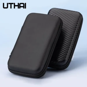 UTHAI Portable Power EVA Earphone Bag 2.5-Inch Hard Drive Storage Box - Durable Travel Storage Case for Electronics