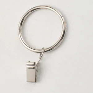 New Chinese home improvement curtain hook shower curtain hook Roman ring metal curtain clip hook ring closed