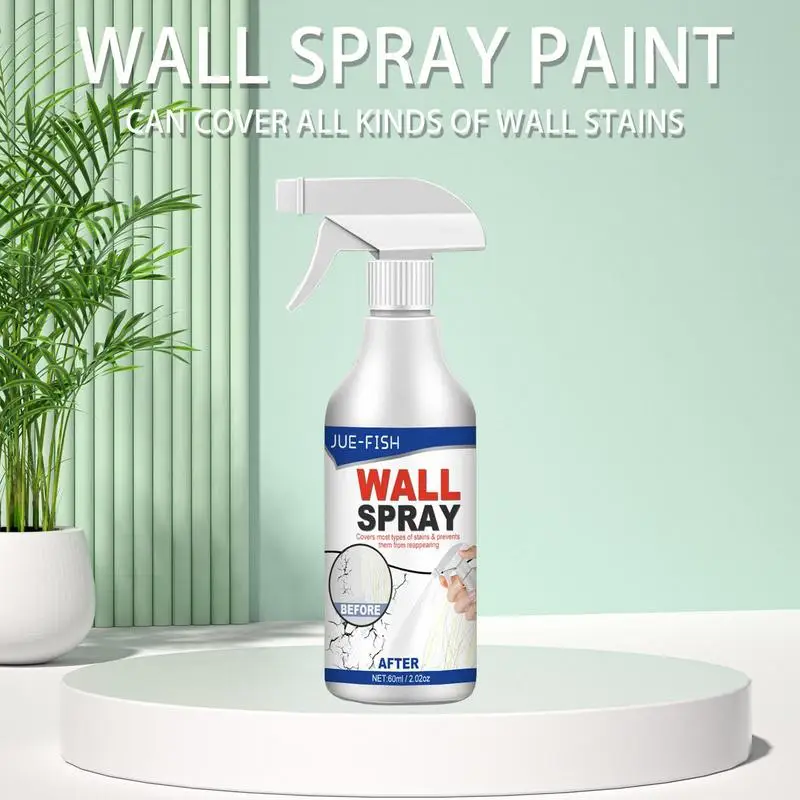 60ml Harmless Wall Paint Spray Paint Wall Repair No Trace White Paint Renovation Tools Home Improvement For Home Bedroom Kitchen - Image 2