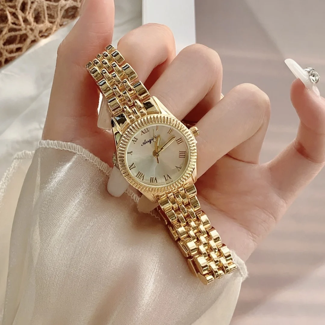 Gold Watch Women Watches Ladies Large dial Steel Women's Bracelet Watches Female Clock Relogio Feminino Montre Femme - Image 4