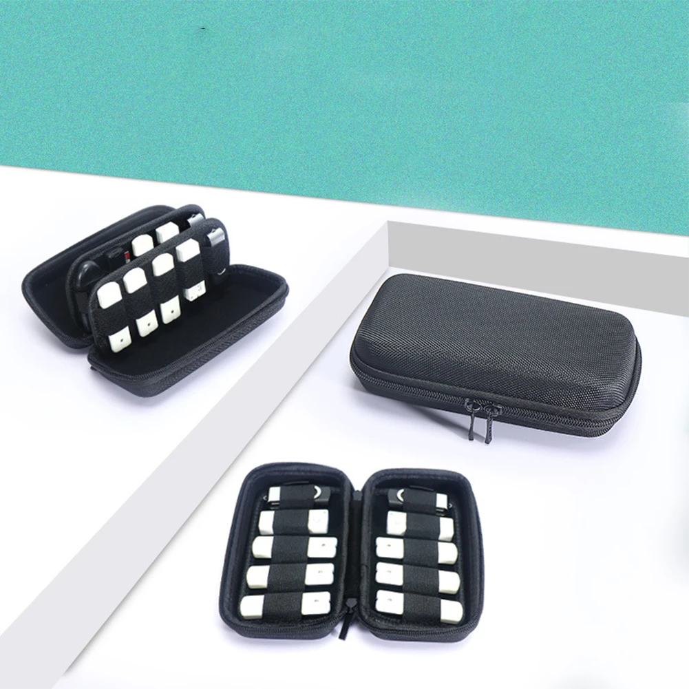 Thumb Drive Holder Organizer Dustproof Hard USB Holder Case Storage Box Electronic Accessories Organizer for USB Flash Drive Pen - Image 2
