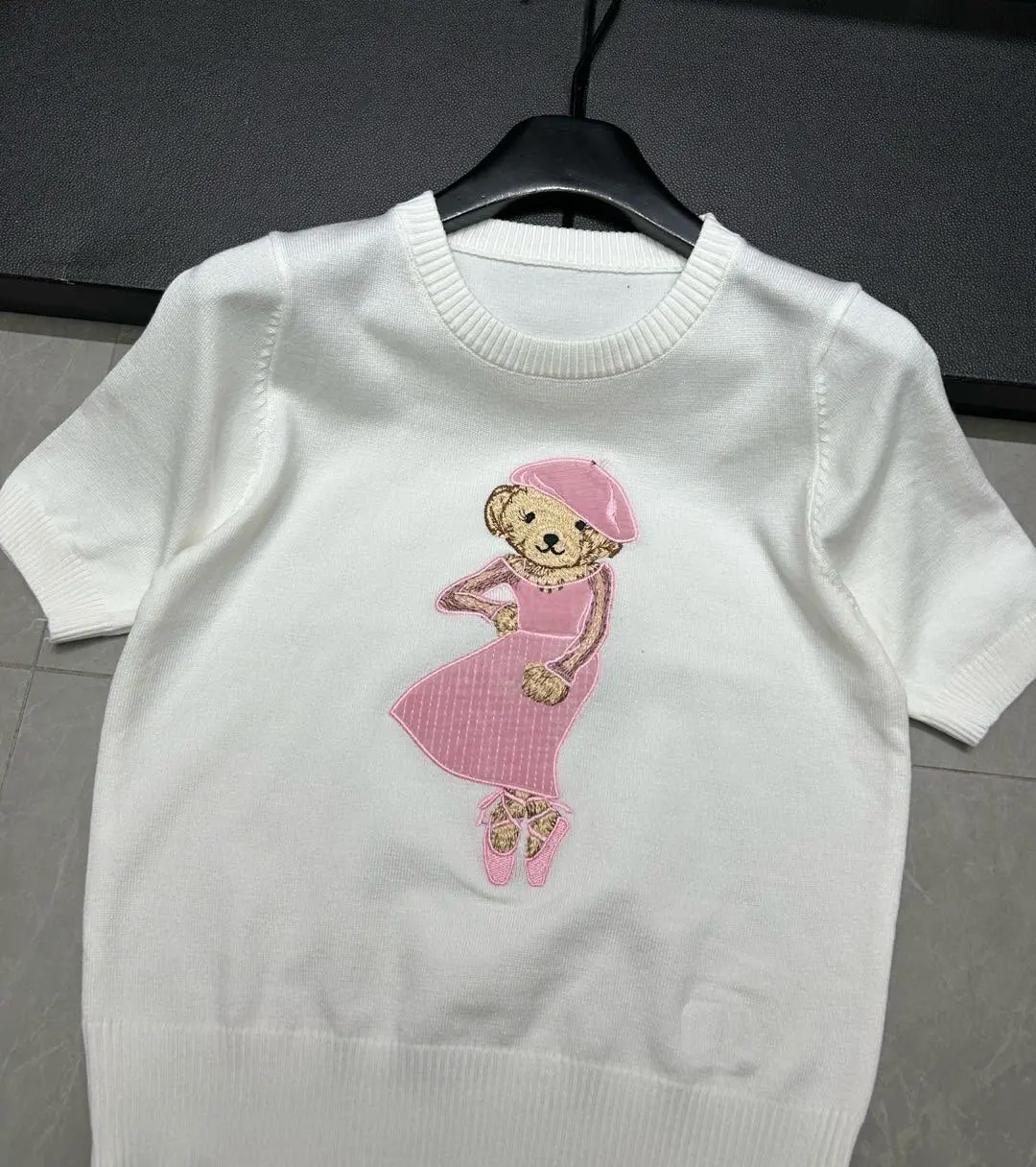 2025 summer T-shirt Knit Pullover Sweater For Women Luxury Brand Design Knitwear Top Outerwears Pull Jerseys Jumper Y2K Clothes - Image 2