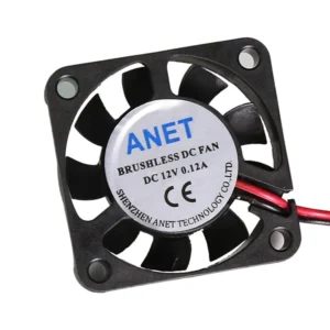 4cmx4cm DC Cooling Fan for 3D Printer High Speed Low Power Easy Install Heat Dissipation Office Electronics