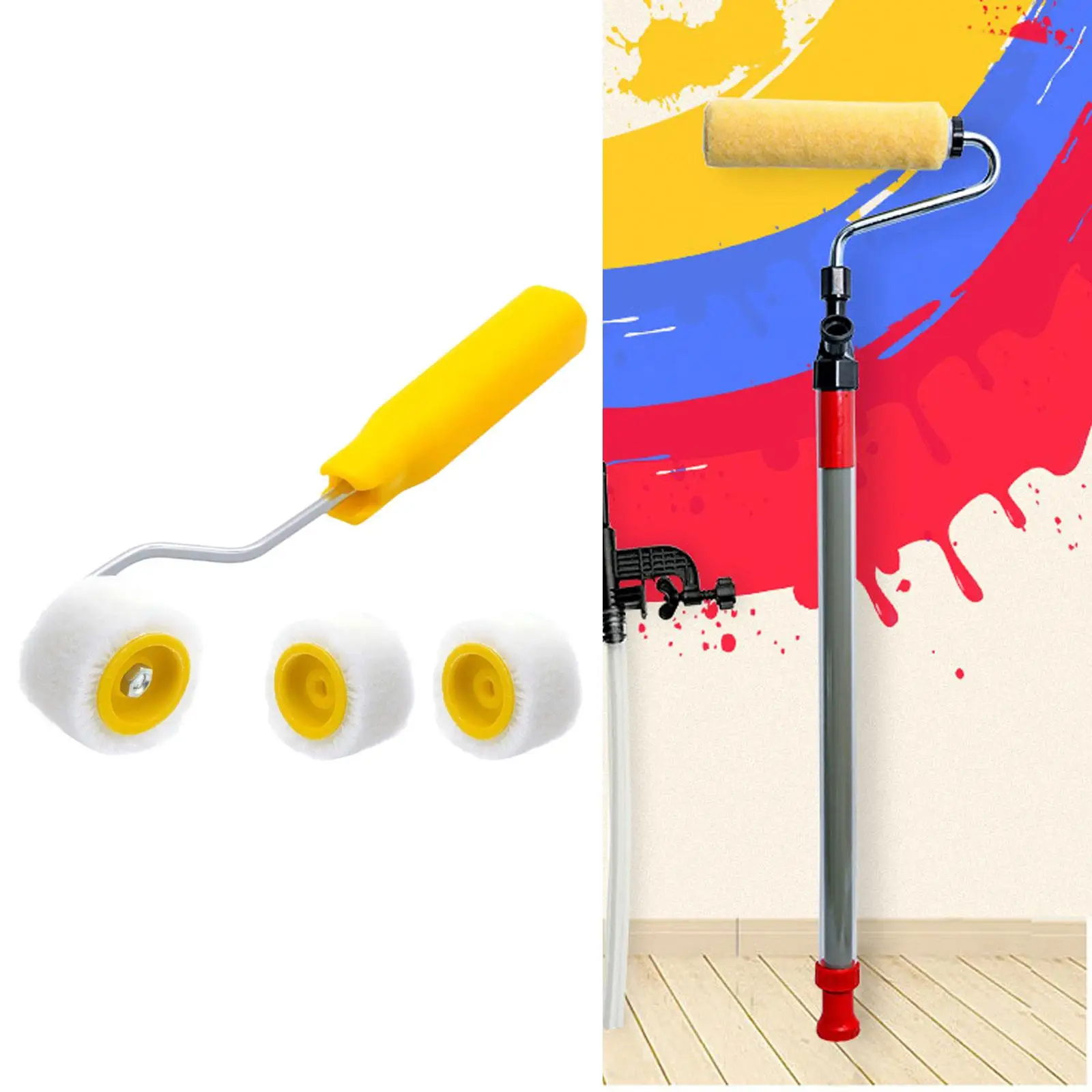 Paint Roller Accessory Versatile Home Improvement Supplies 7 inch Length Painting Tool Paint Roller Accessory Versatile Home Improvement Supplies 7 inch Length Painting Tool