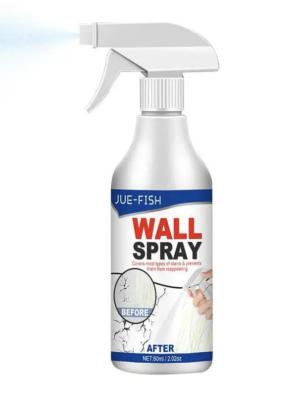 60ml Harmless Wall Paint Spray Paint Wall Repair No Trace White Paint Renovation Tools Home Improvement For Home Bedroom Kitchen