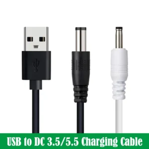 1Pcs USB to DC Charging Line Electronic Accessories USB to DC 3.5*1.35/5.5*2.1/2.5mm Copper Core Power Cord Cable