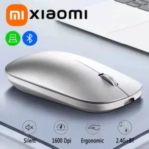 Xiaomi Silent Dual-mode Wireless Mouse Type-C Charging 2.4g Dpi Adjustable Rechargeable Ergonomic Morandi Portable Office Mouse