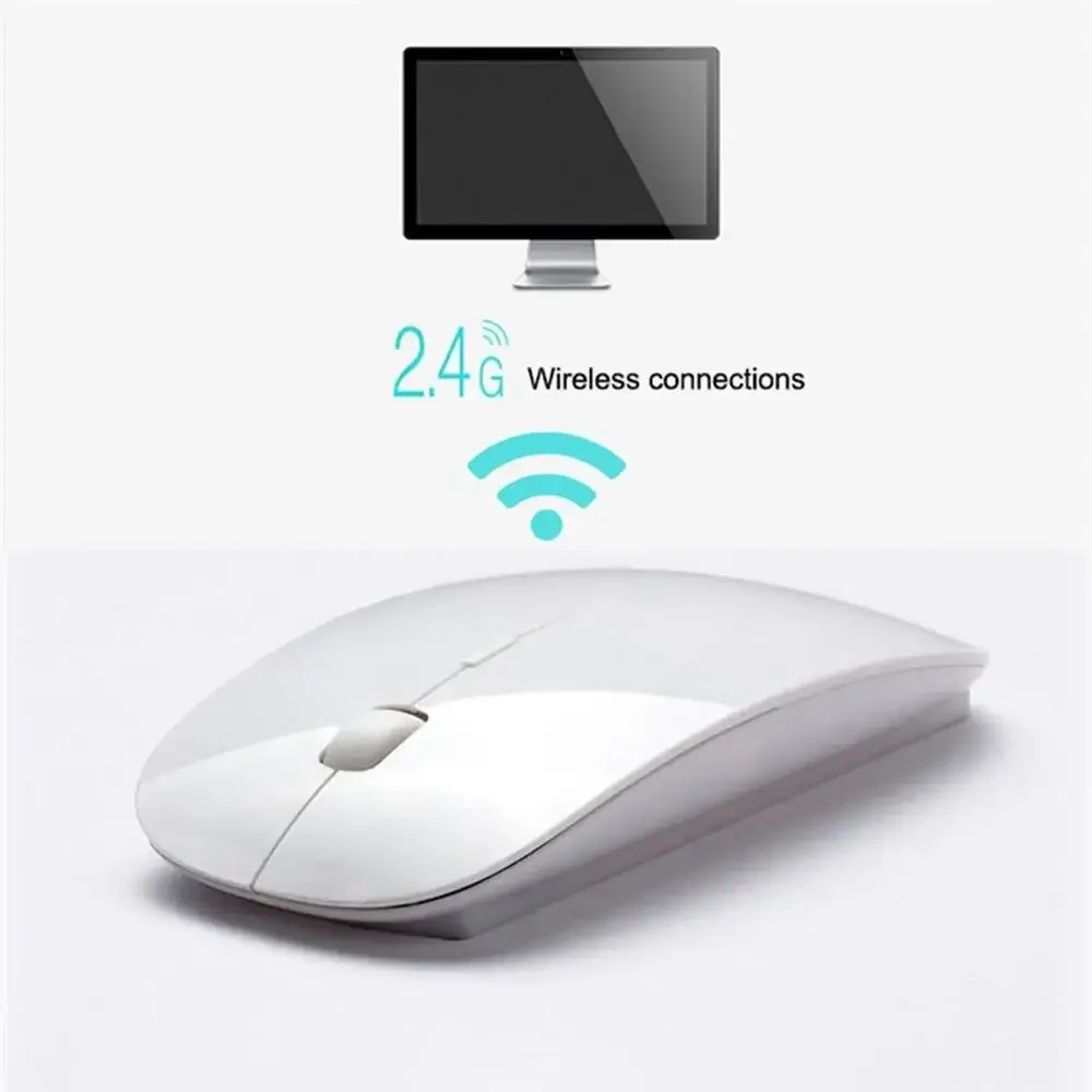 2.4G Wireless Mouse 1600 DPI Optical Mouse with USB Receiver Wireless Gaming Mice Slim For Mac Computer PC Laptop Desktop - Image 3