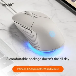 inphic B2 wired mouse silent office game e-sports computer laptop ergonomics machinery