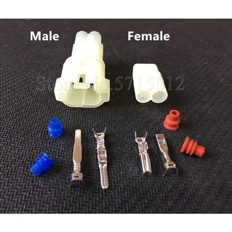 2 Hole 6187-2801 6187-2804 Auto Power Battery Waterproof Electronic Reversing Radar Harness Socket For Car - Image 2
