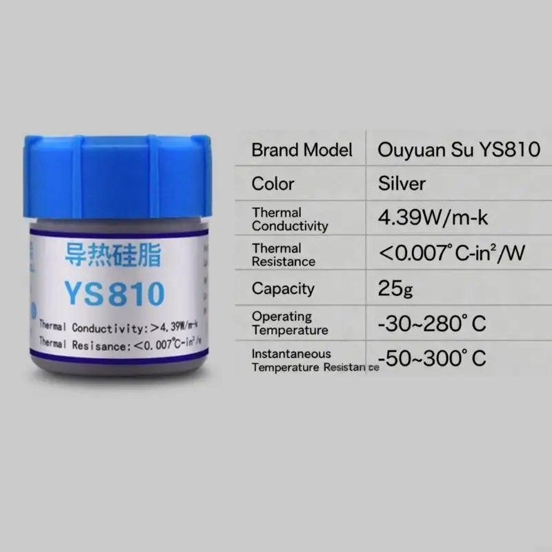 Professional Thermals Conductives Paste For PC Hardware 4.98W/m·K Efficiency NonCorrosive Electronics Material - Image 6