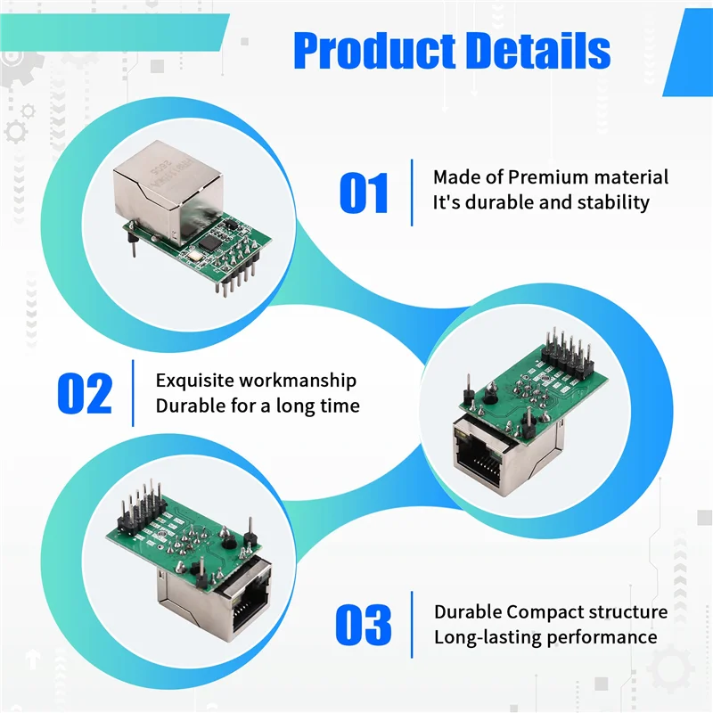Serial Port Server CH9120 Network To TTL Transparent Transmission Electronic Module Accessories-ABIU - Image 3