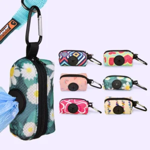 Economy 1pcs/2pcs dog poop bags with stylish design for quick cleanup ( no leash and waste bag)