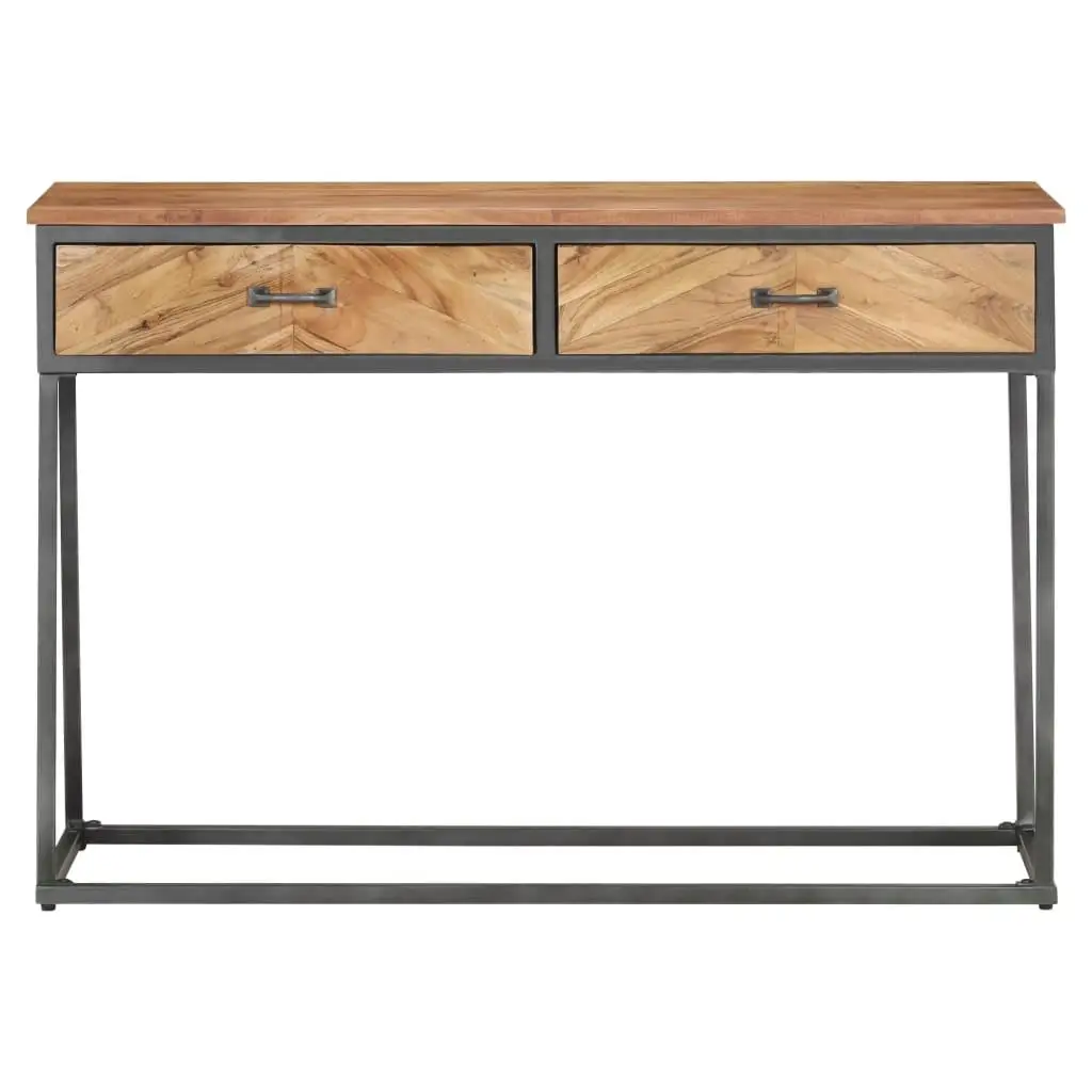 43.3'' Solid Acacia Wood Console Table - Stylish Entryway Furniture, Durable & Elegant Design - Image 3