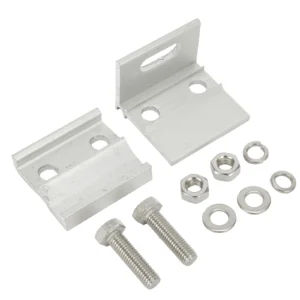 Roof Clamps PV Solar Module Outdoor Horizontal Mounted Portable Racking System Aluminum Alloy Home Improvement