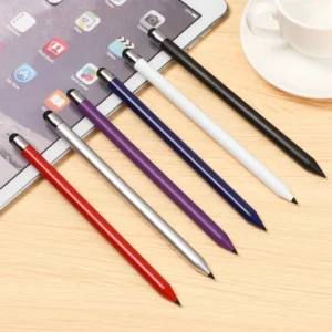 2 in 1 Capacitive Pen Universal Phone Tablet Touch Screen Pen Stylus For IPhone Android For Samsung Cell Phone PC Electronics