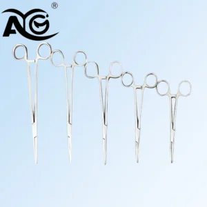 Stainless Steel Hemostatic Forceps Vascular Forceps Surgical Clips Straight Elbow Large and Small Mosquito Clips Complete Models