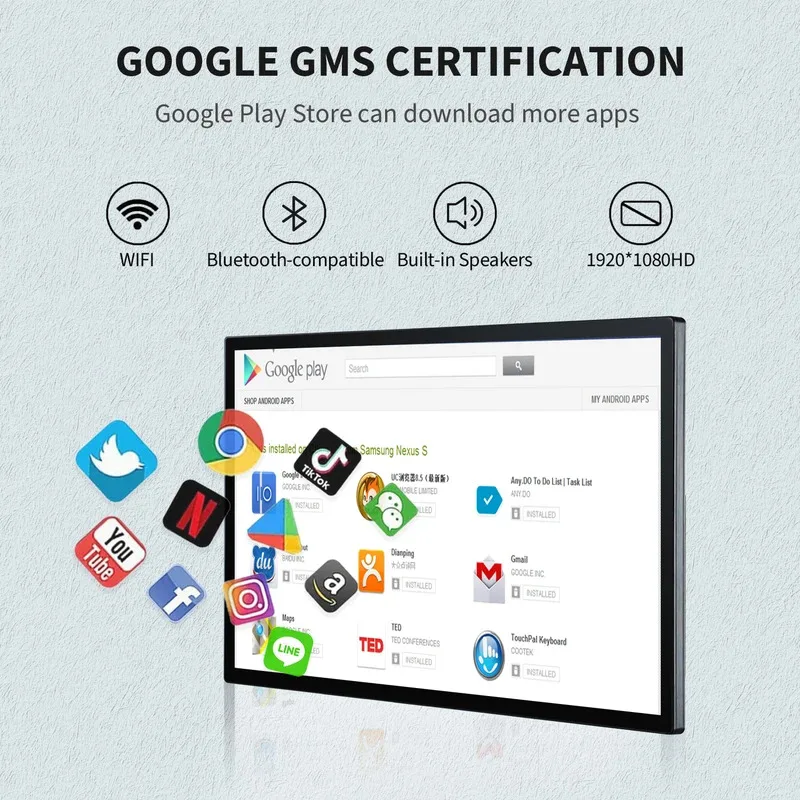 43 55 65 Inch TouchScreen Monitor Online Teaching Smart Board All In One Pc Digital Electronic Interactive Whiteboard - Image 2