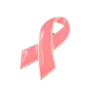 31BF Ribbon Brooch Pin Beautiful Designs Ribbon Enamel Pin Alloy Material Health Awareness Pins for Breast Cancers Awareness