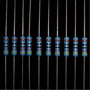 1/4W Metal Film Resistor with Five-Color Ring 0.25W High Accuracy 1% for Electronics Component Market