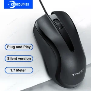 USB Wired Mouse Silent Mouse Office Mouse 1000DPI Optical Wired Mouse Mice Ergonomic Mouse for PC Computer Desktop Macbook
