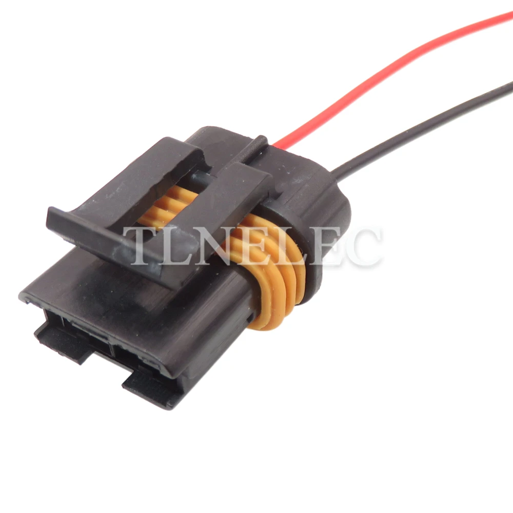 2 Pin Way Automotive Electronic Fan Electrical Socket with Wires Car Wire Cable Connectors For Buick 12103172 12033769 12033731 - Image 2