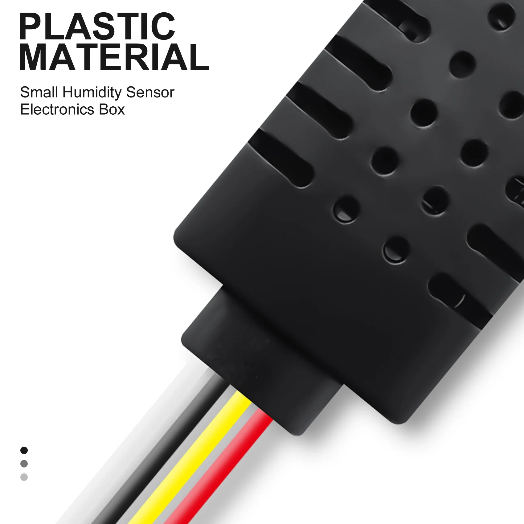 Plastic Case Small Humidity Sensor Electronics Box Instrument Enclosure Project Box Control Box(2 Pcs)-T44C - Image 3