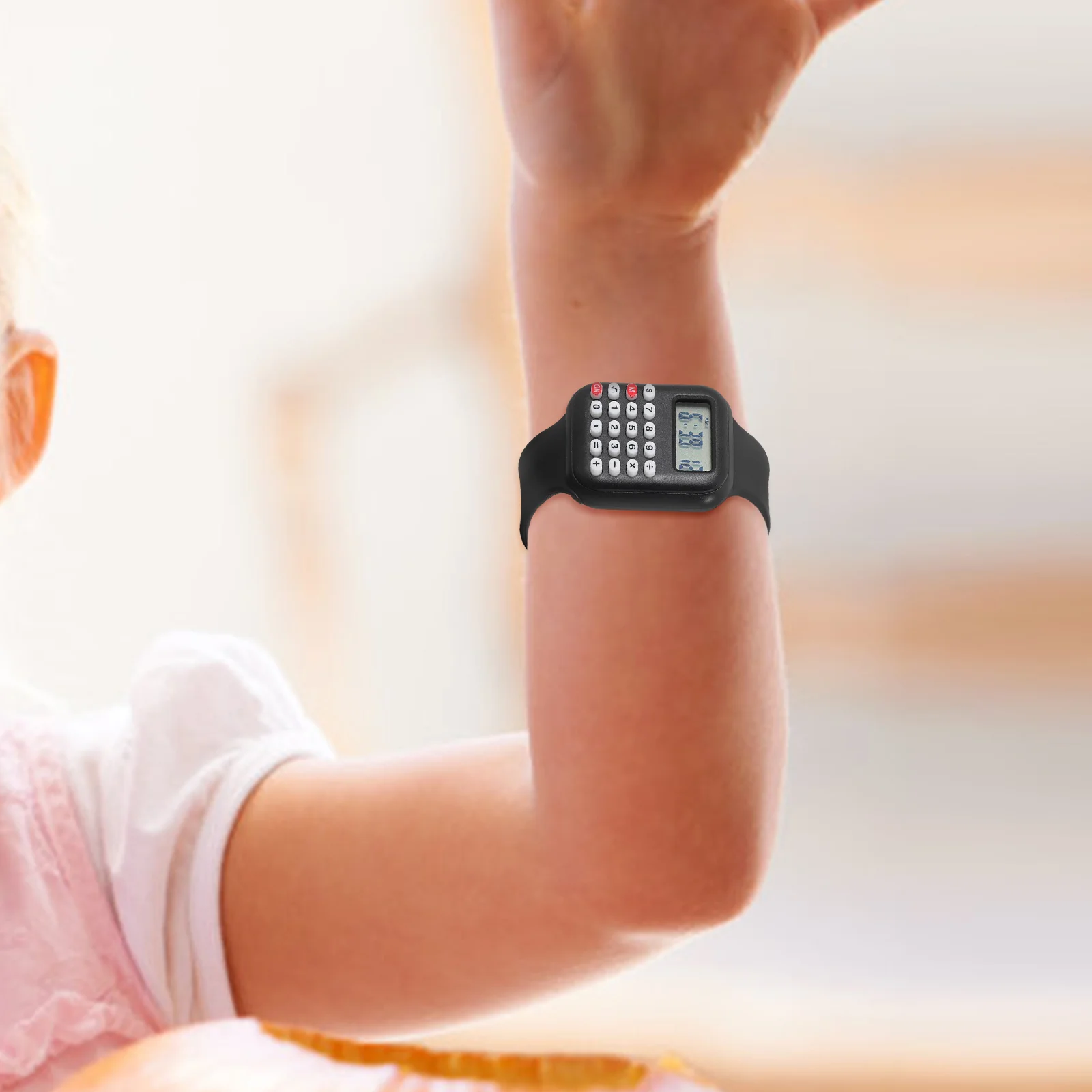 2Pcs Portable Children Calculator Wrist Watch Electronic Calculation Watch For Learning Timepiece Toddler Watches Boy - Image 4