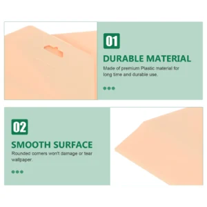 2pcs Wallpaper Plastic Scraper Tool For Wall Paper Application Home Improvement Car Film Tools Plastic Scraper Tool Kit