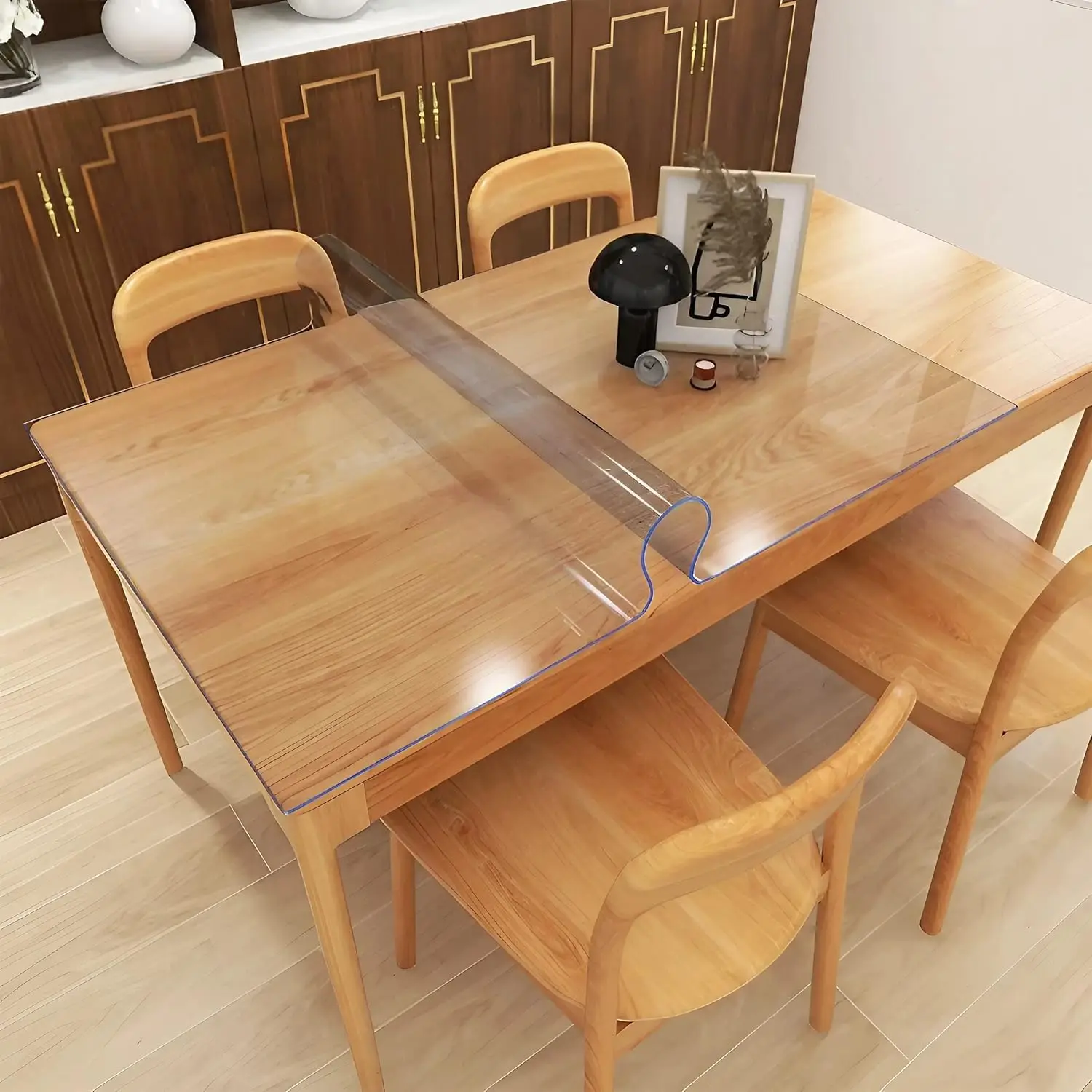 1.5mm Thick Clear Table Protector, Clear Table Cover Protector, Plastic Table Cover, Clear Desk Mat Desk Pad, Desk Protector Mat - Image 2