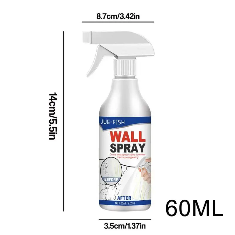 60ml Harmless Wall Paint Spray Paint Wall Repair No Trace White Paint Renovation Tools Home Improvement For Home Bedroom Kitchen - Image 6