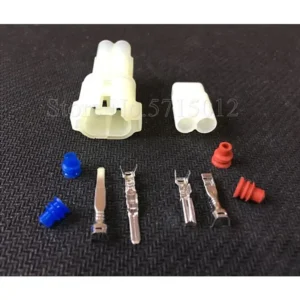 2 Hole 6187-2801 6187-2804 Auto Power Battery Waterproof Electronic Reversing Radar Harness Socket For Car